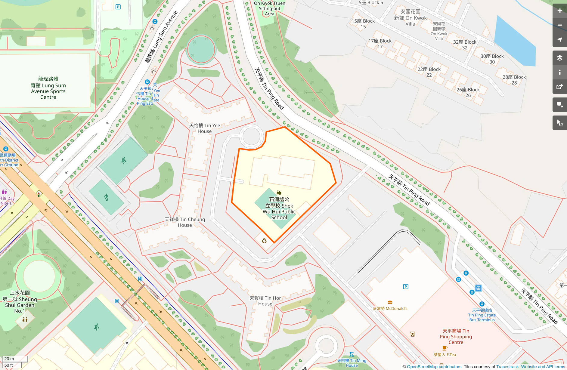 OSM: 石湖墟公立學校 Shek Wu Hui Public School