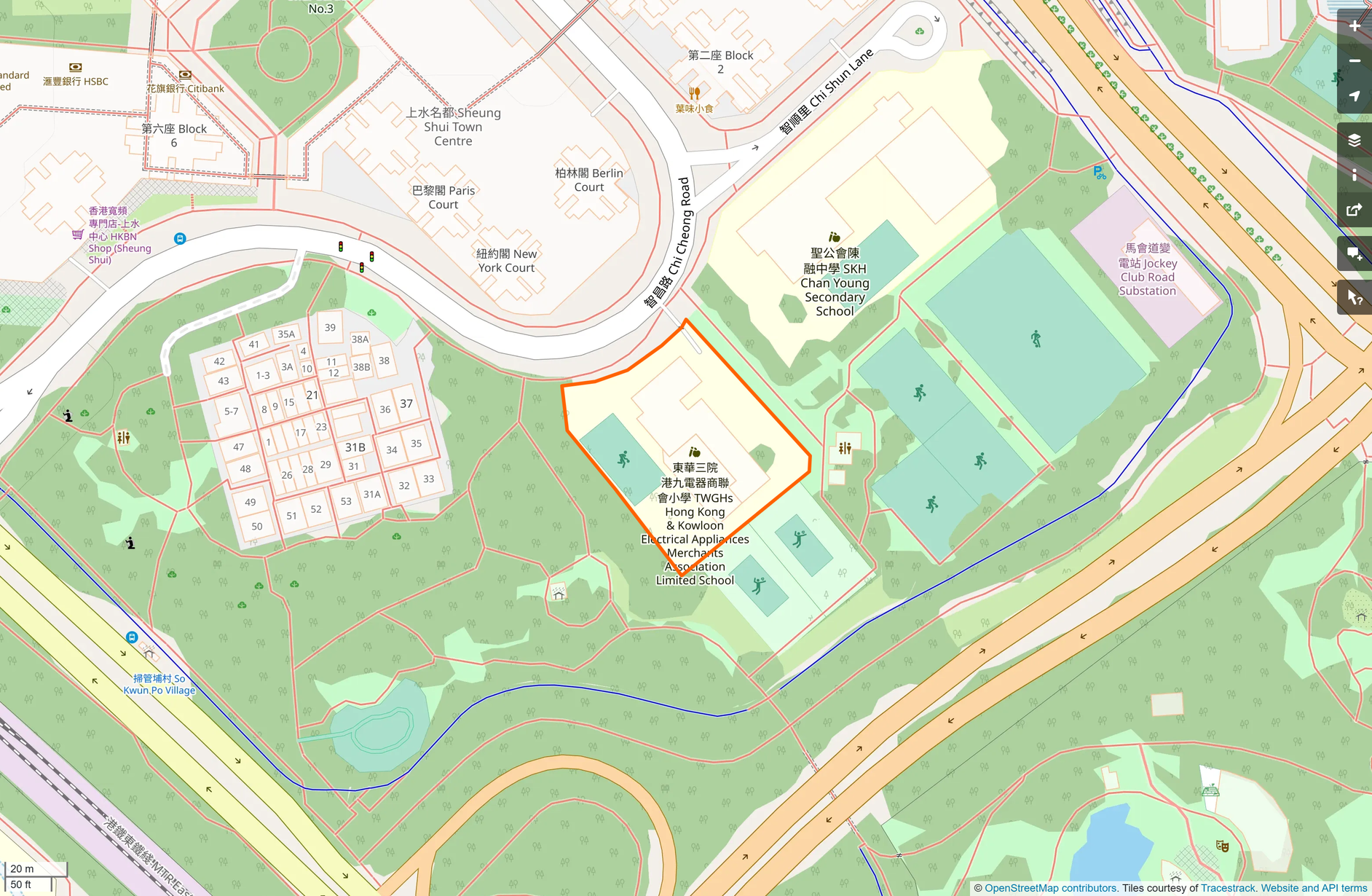 OSM: 港九電器商聯會小學 TWGHs Hong Kong and Kowloon Electrical Appliances Merchants Association Limited School