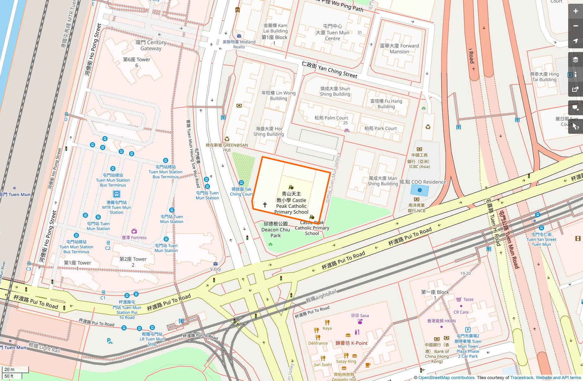 OSM: 青山天主教小學 Castle Peak Catholic Primary School