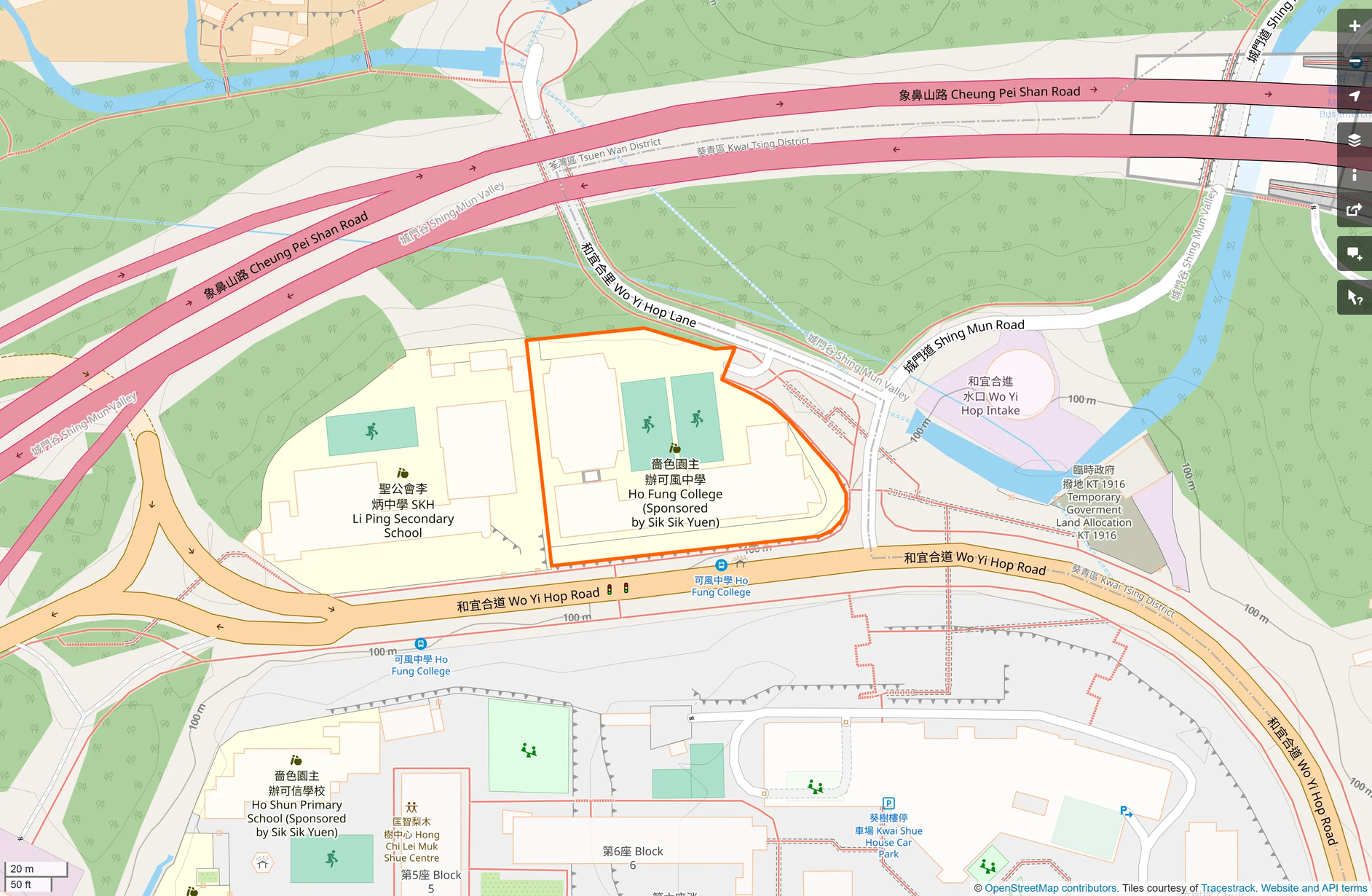 OSM: 可風中學 Ho Fung College (Sponsored By Sik Sik Yuen)