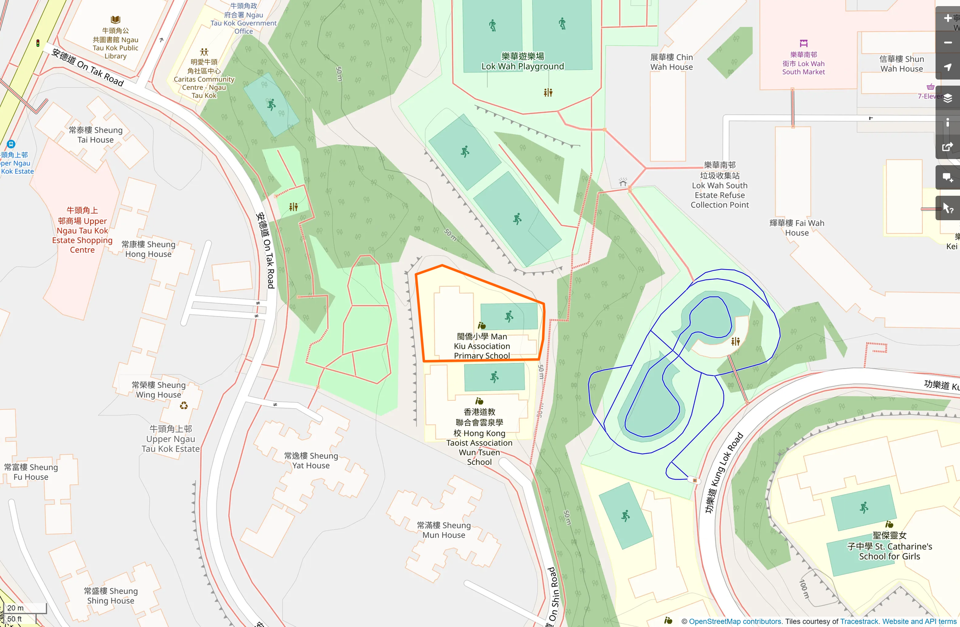OSM: 閩僑小學 Man Kiu Association Primary School