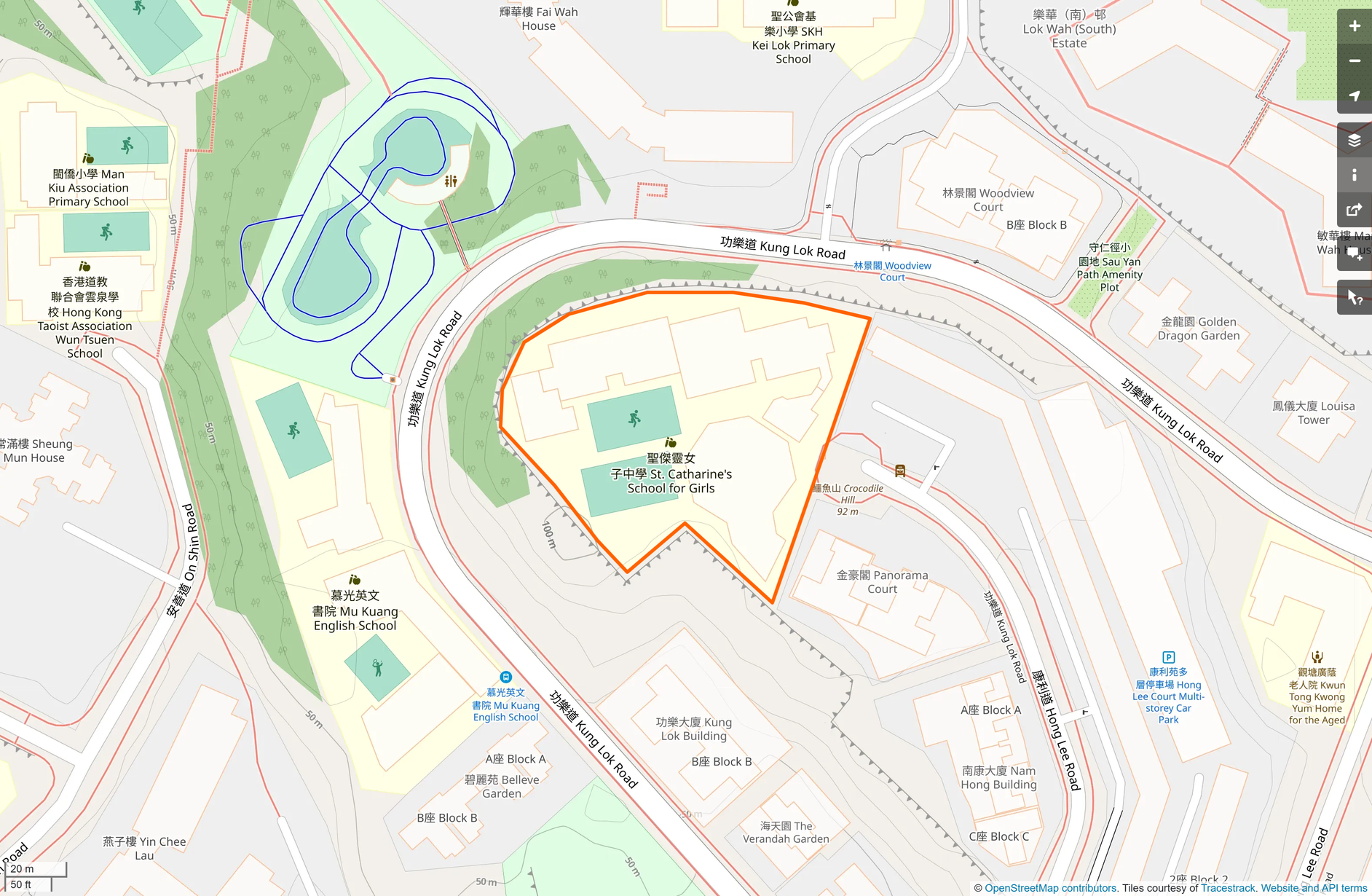 OSM: 聖傑靈女子中學 St. Catharine's School For Girls