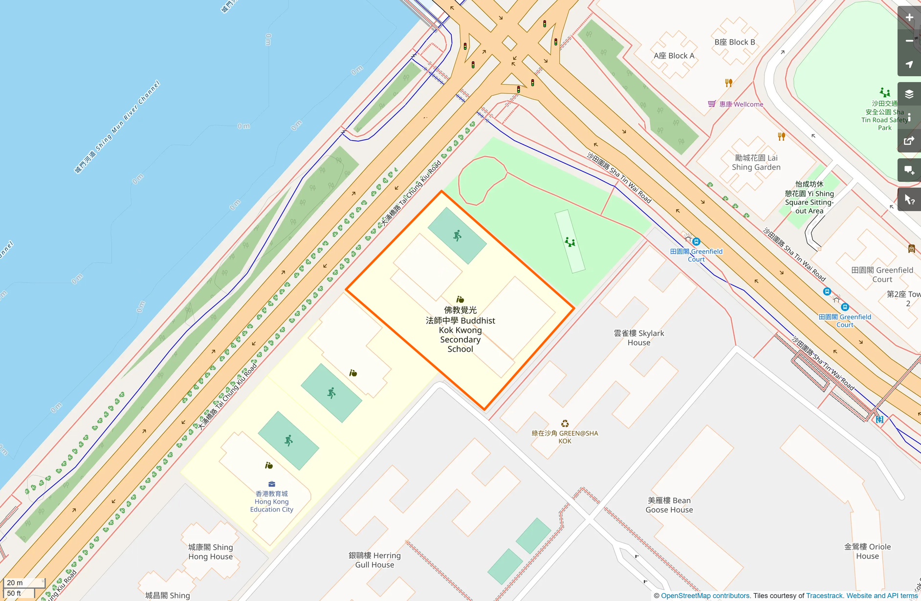 OSM: 佛教覺光法師中學 Buddhist Kok Kwong Secondary School