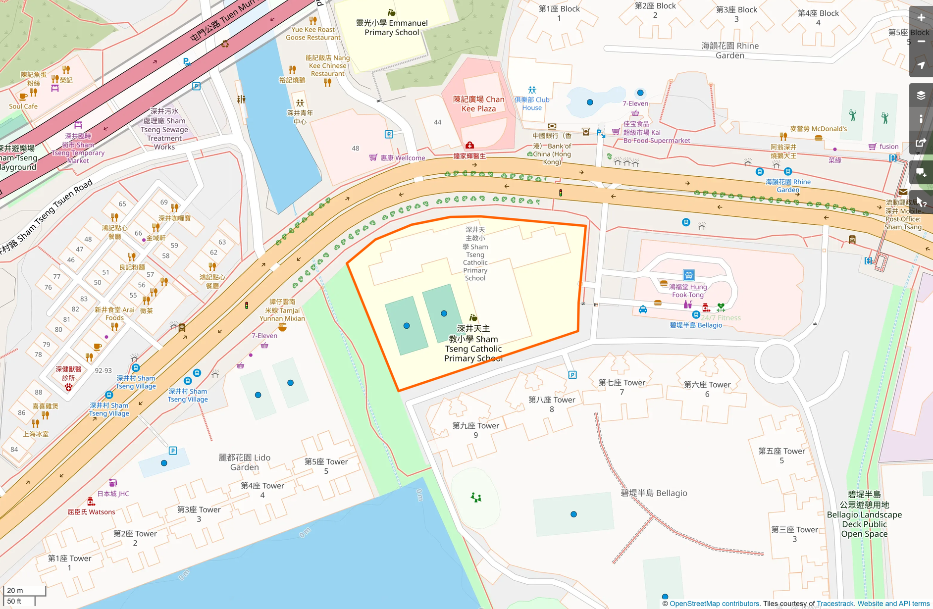 OSM: 深井天主教小學 Sham Tseng Catholic Primary School
