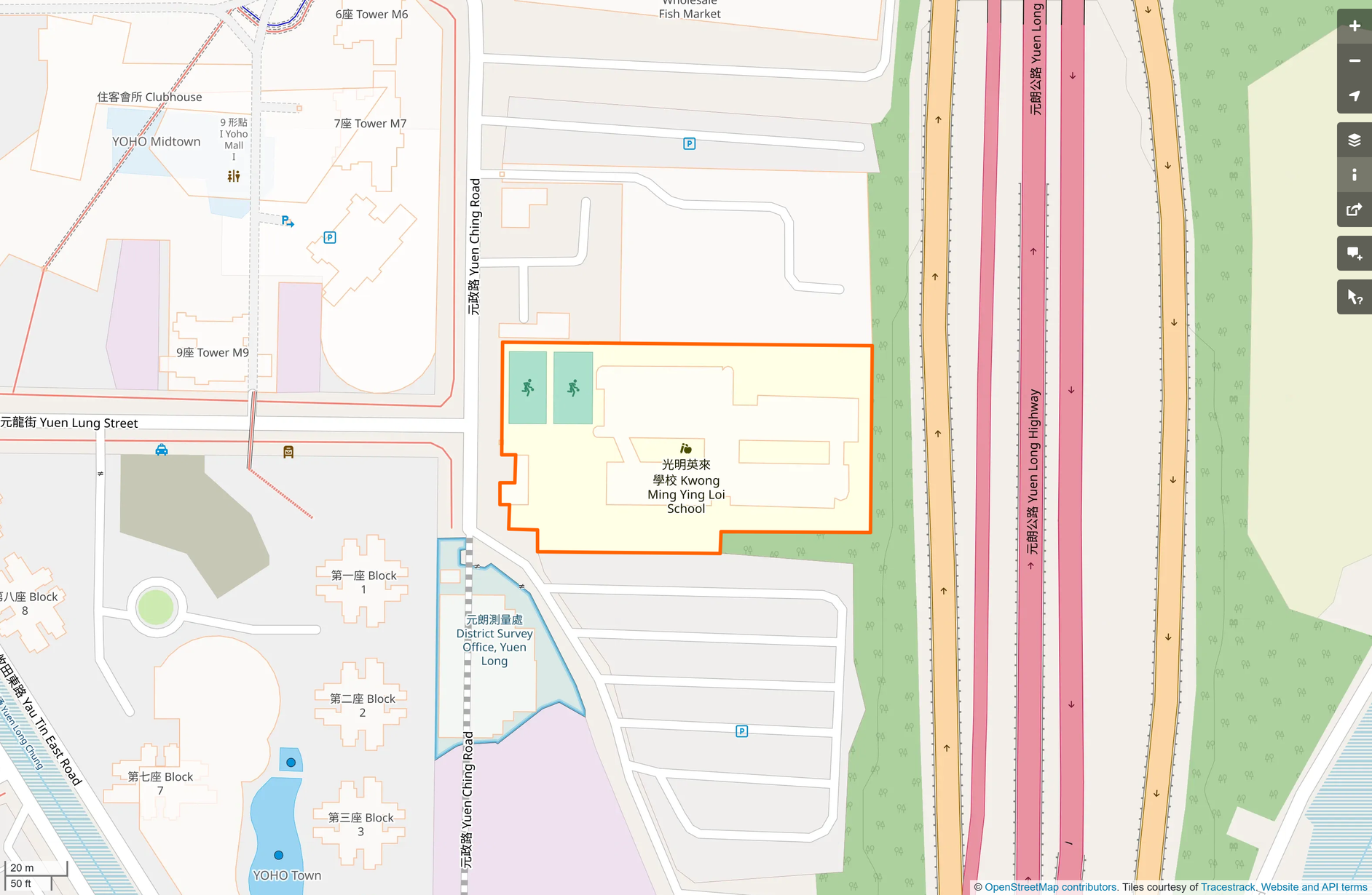 OSM: 光明英來學校 Kwong Ming Ying Loi School