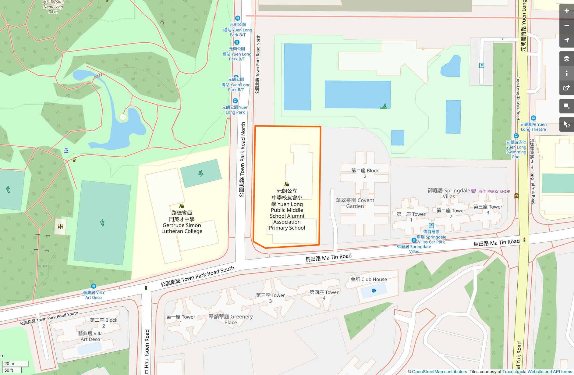 OSM: 元朗公立中學校友會小學 YLPMS Alumni Association Primary School