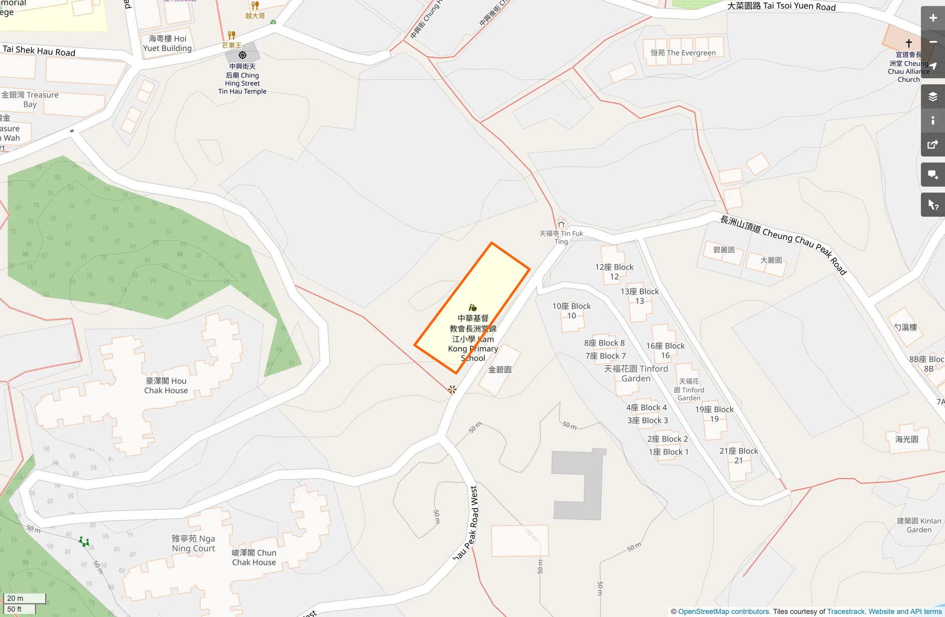 OSM: 長洲堂錦江小學 CCC Cheung Chau Church Kam Kong Primary School