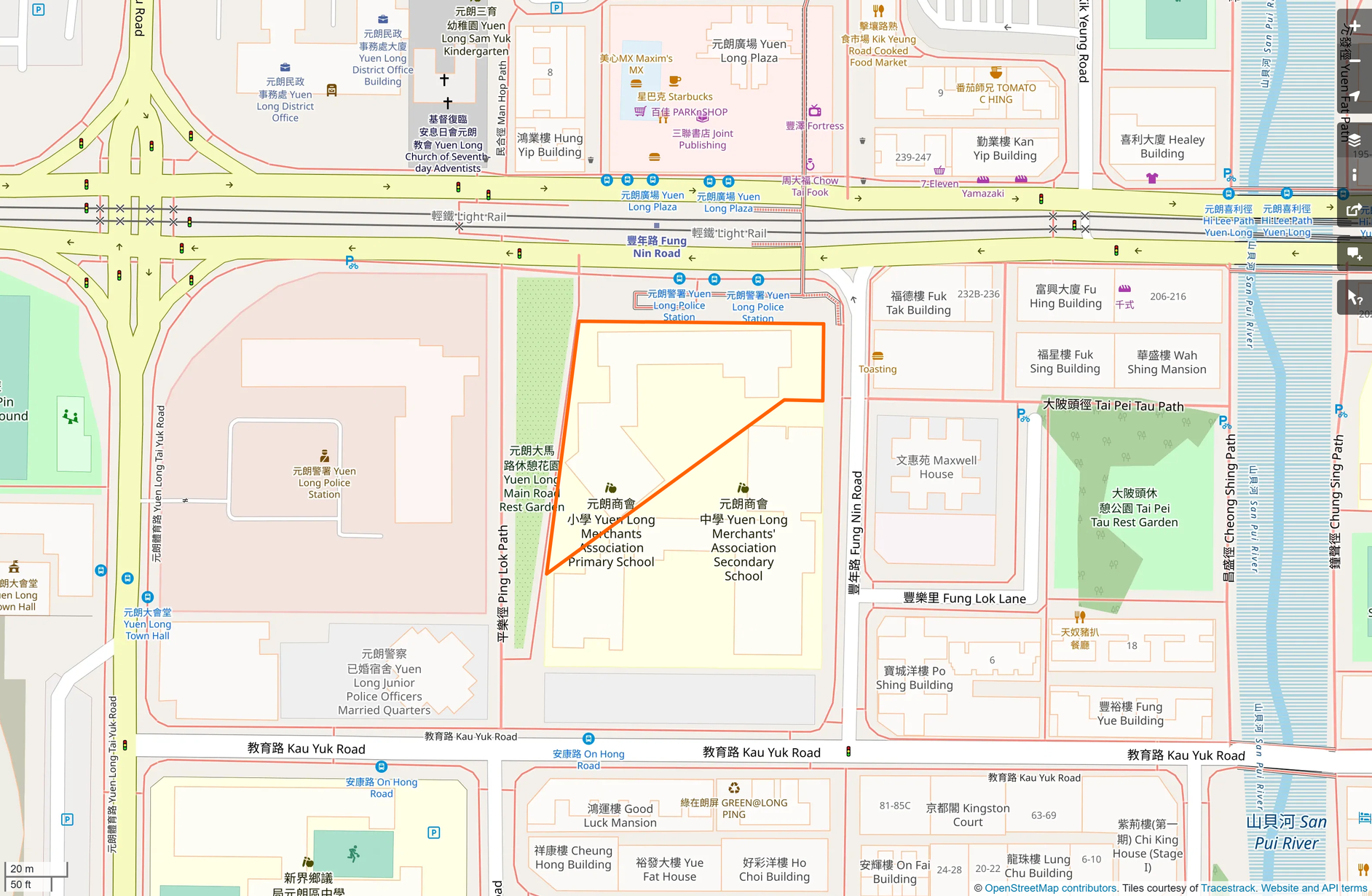 OSM: 元朗商會小學 Yuen Long Merchants Association Primary School
