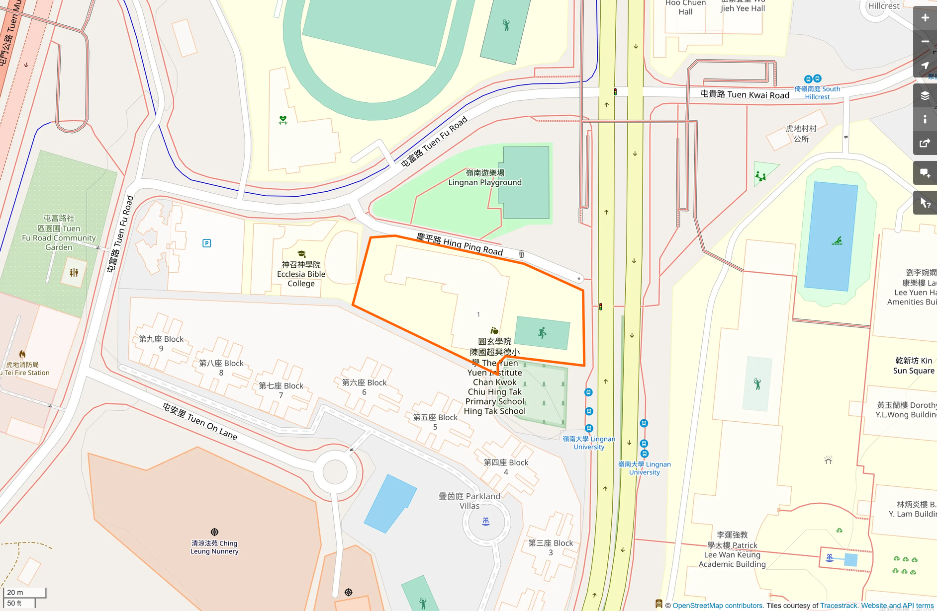 OSM: 圓玄學院陳國超興德小學 The Yuen Yuen Institute Chan Kwok Chiu Hing Tak Primary School