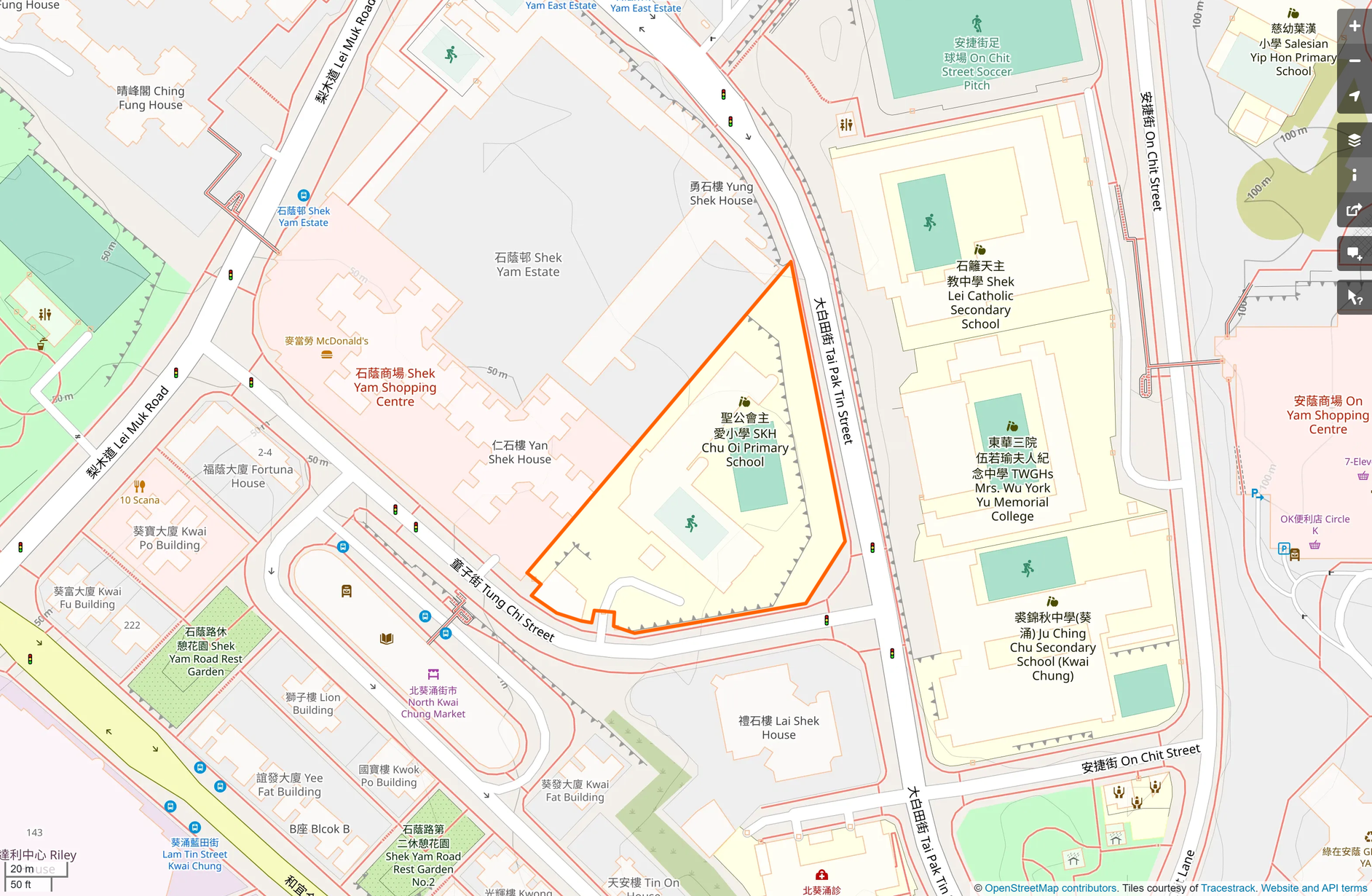 OSM: 聖公會主愛小學 SKH Chu Oi Primary School