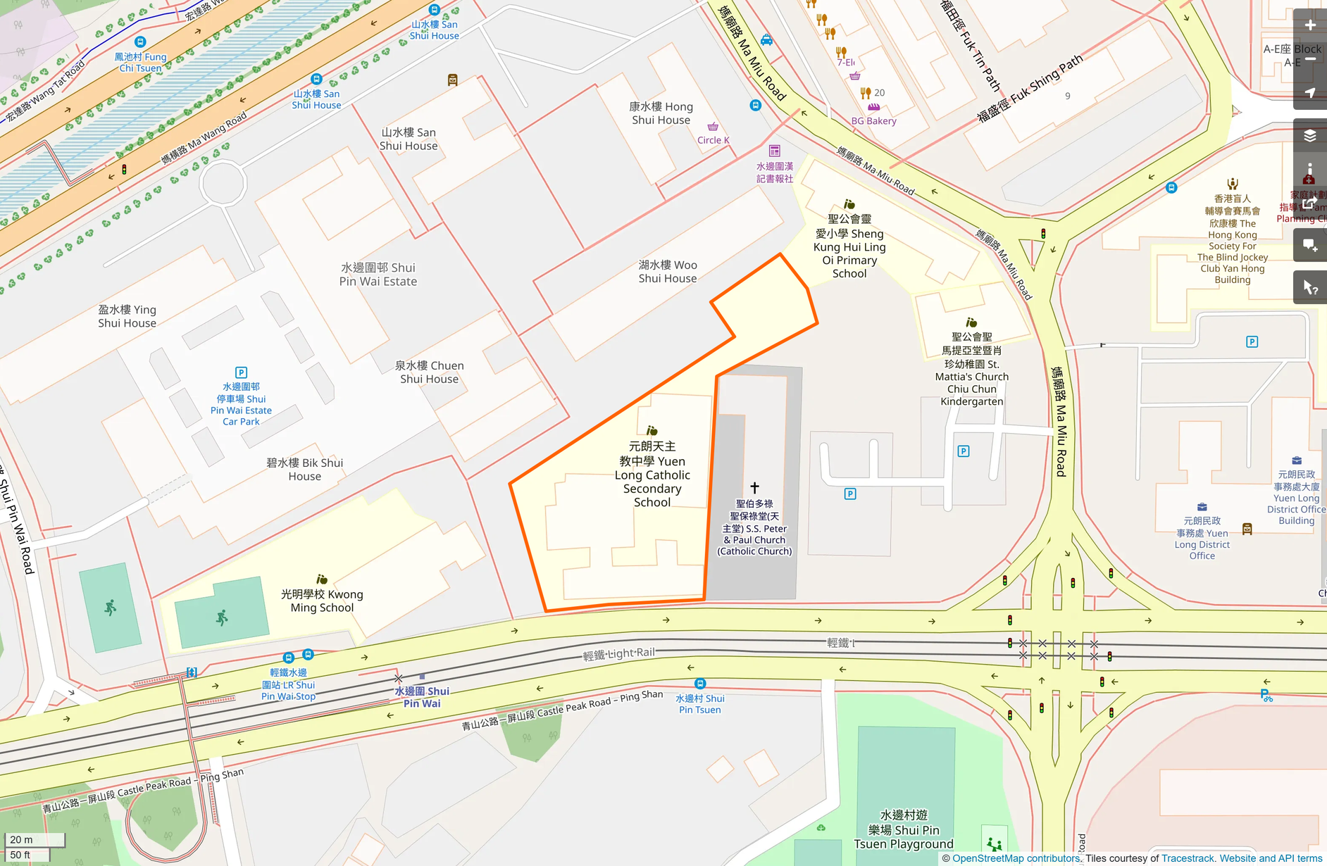 OSM: 元朗天主教中學 Yuen Long Catholic Secondary School