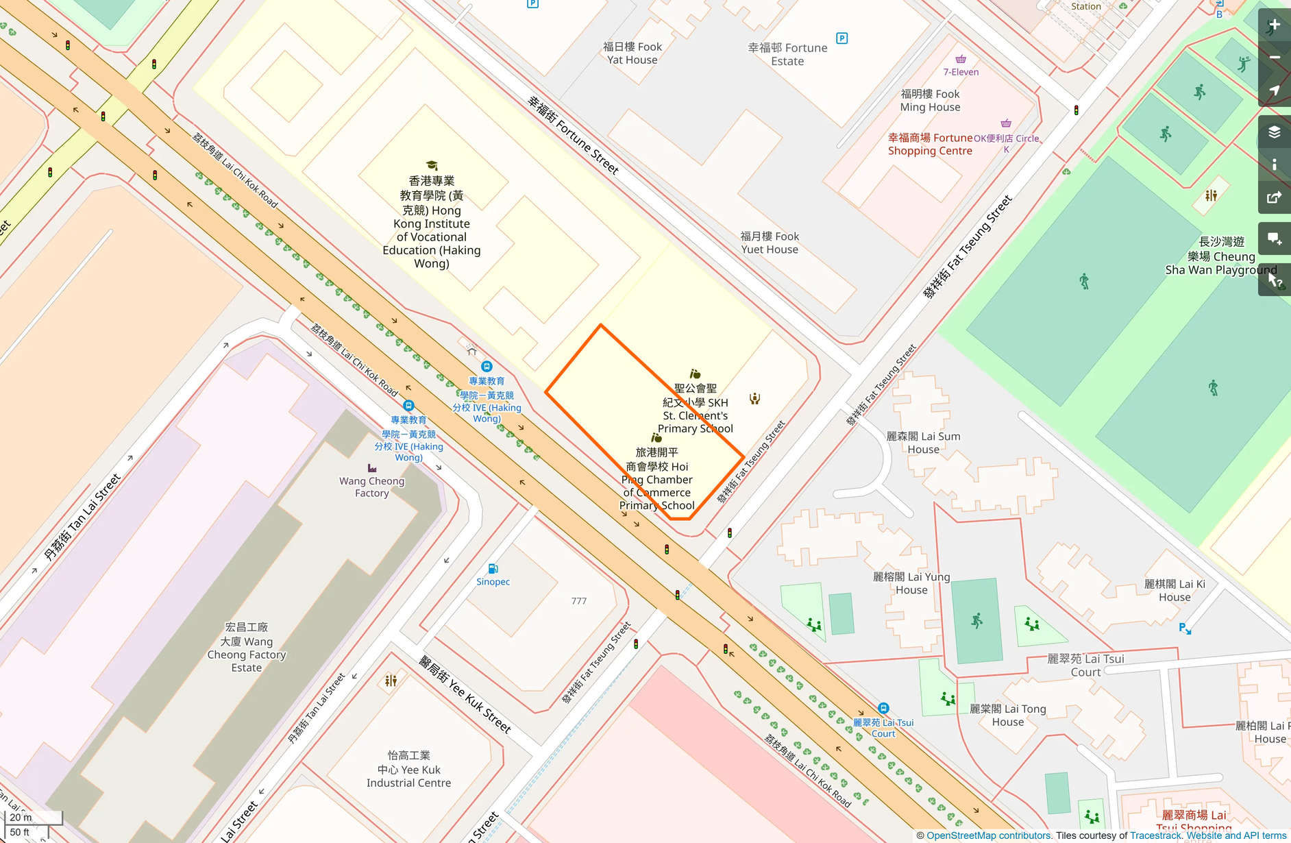 OSM: 旅港開平商會學校 Hoi Ping Chamber Of Commerce Primary School