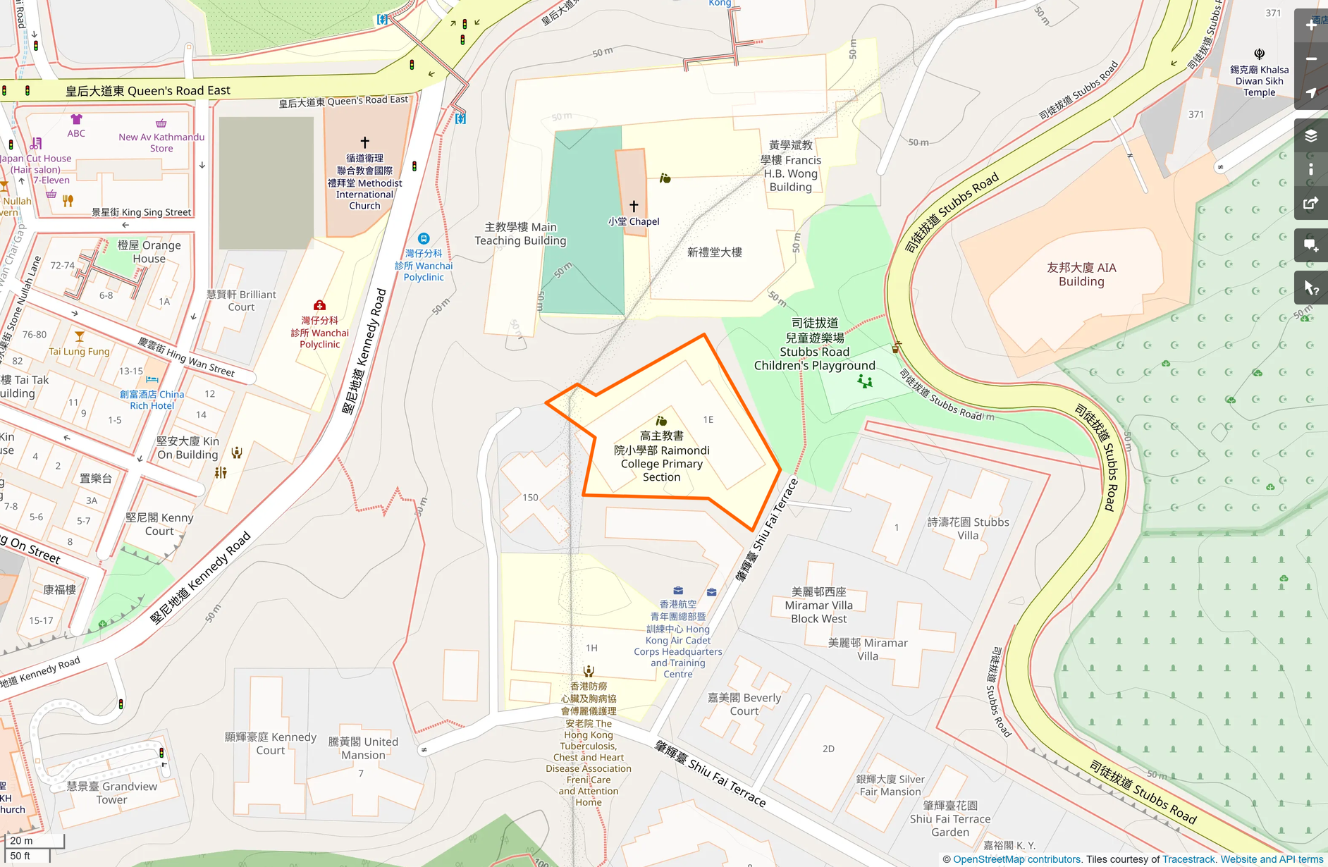 OSM: 高主教書院小學部 Raimondi College Primary Section