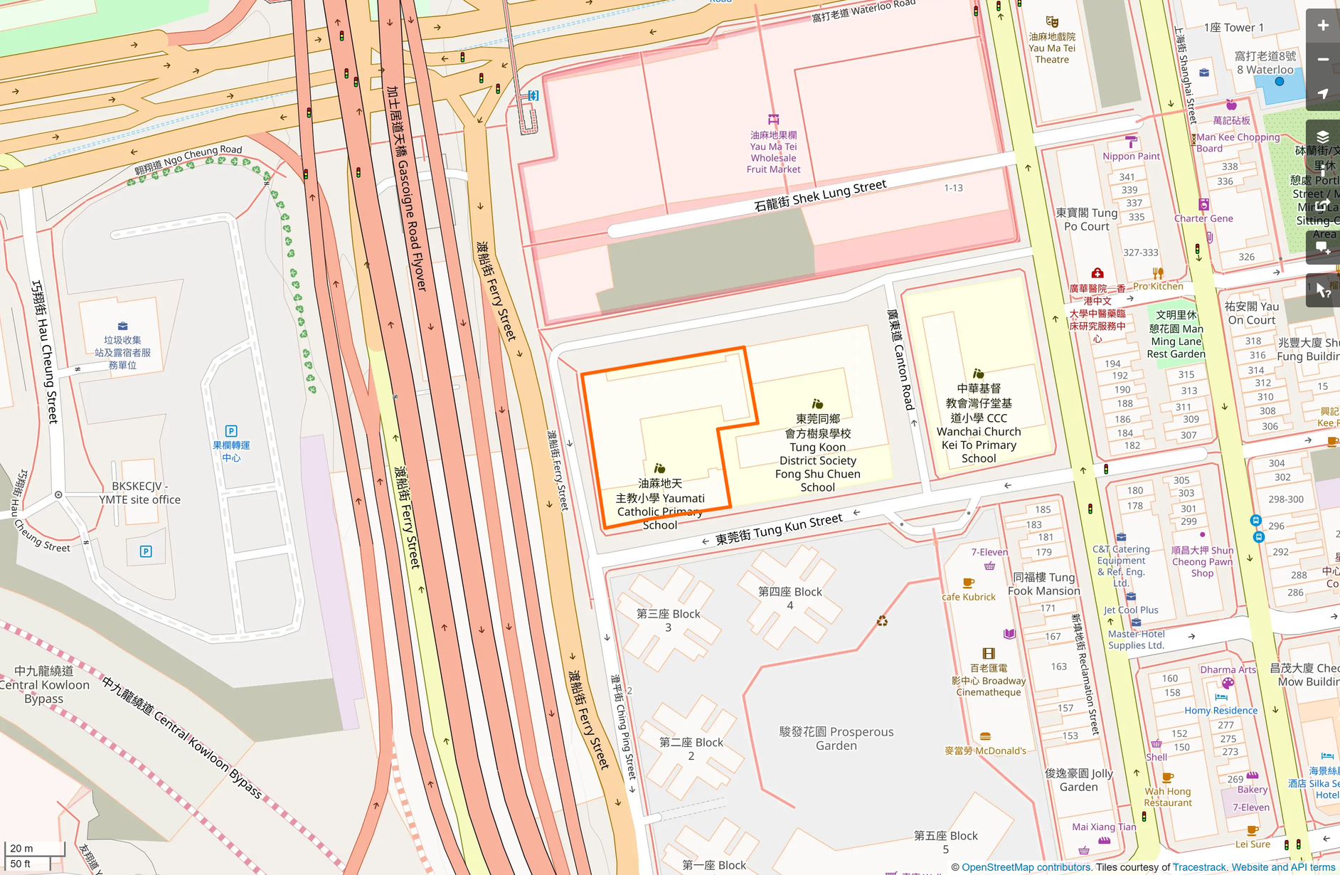 OSM: 油蔴地天主教小學 Yaumati Catholic Primary School