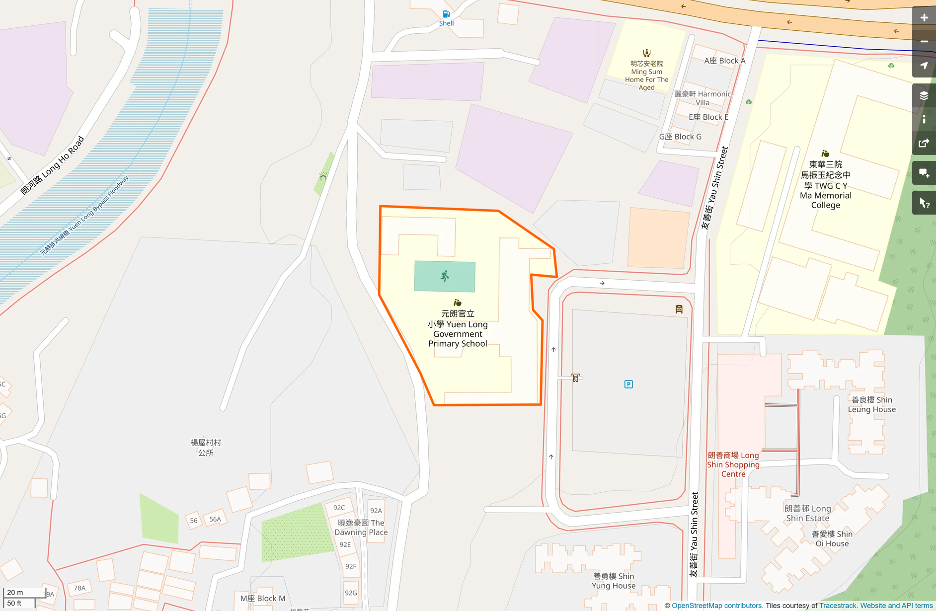 OSM: 元朗官立小學 Yuen Long Government Primary School