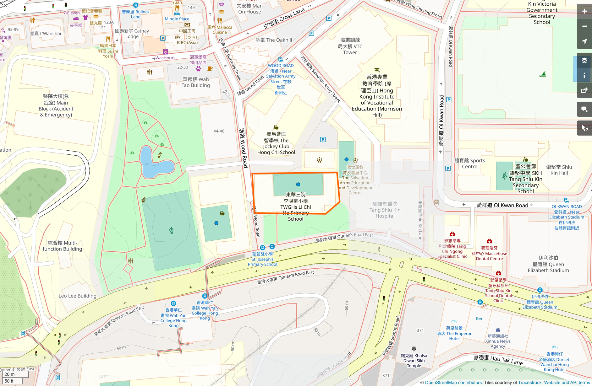 OSM: 東華三院李賜豪小學 TWGHs Li Chi Ho Primary School