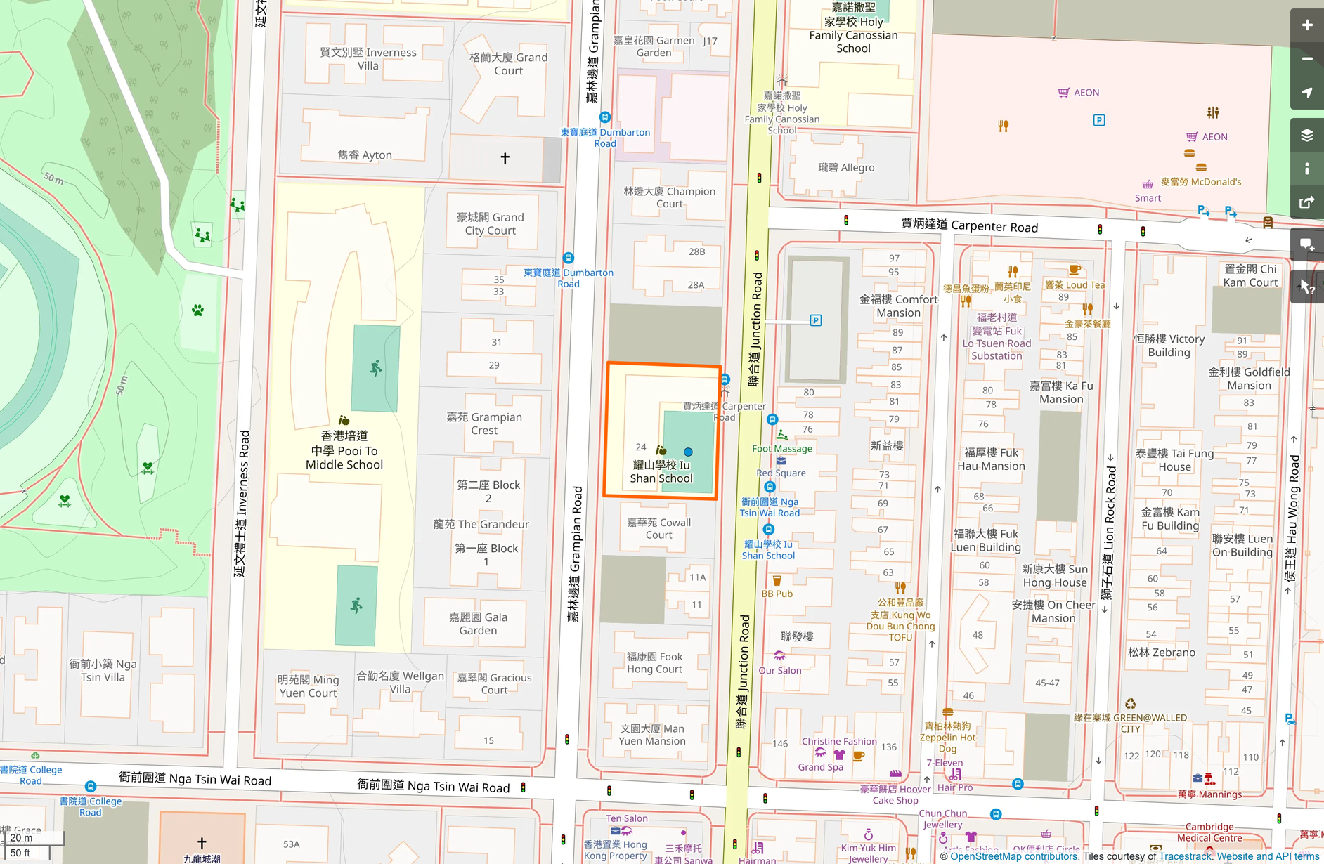 OSM: 耀山學校 Iu Shan School
