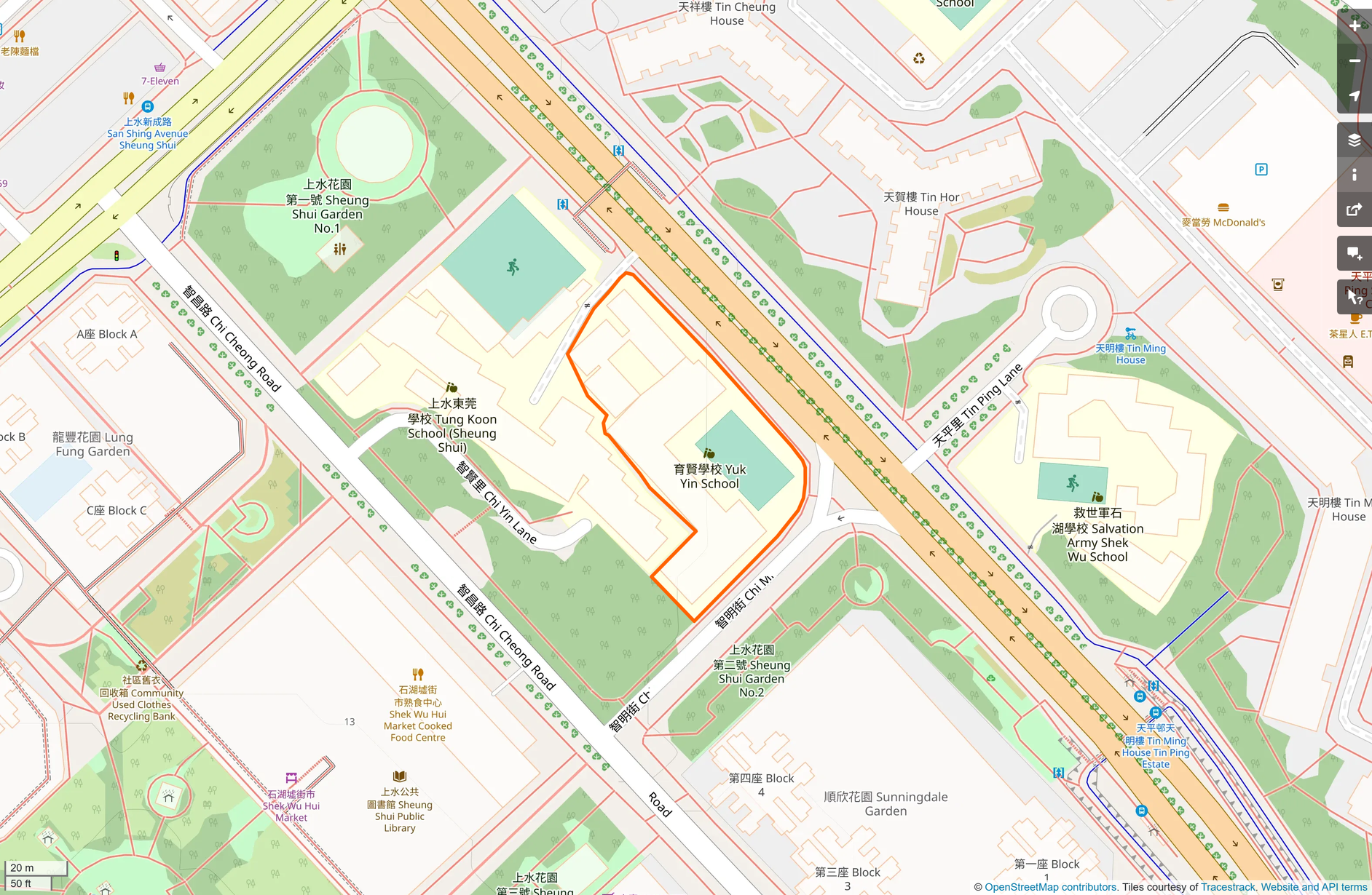 OSM: 育賢學校 Yuk Yin School