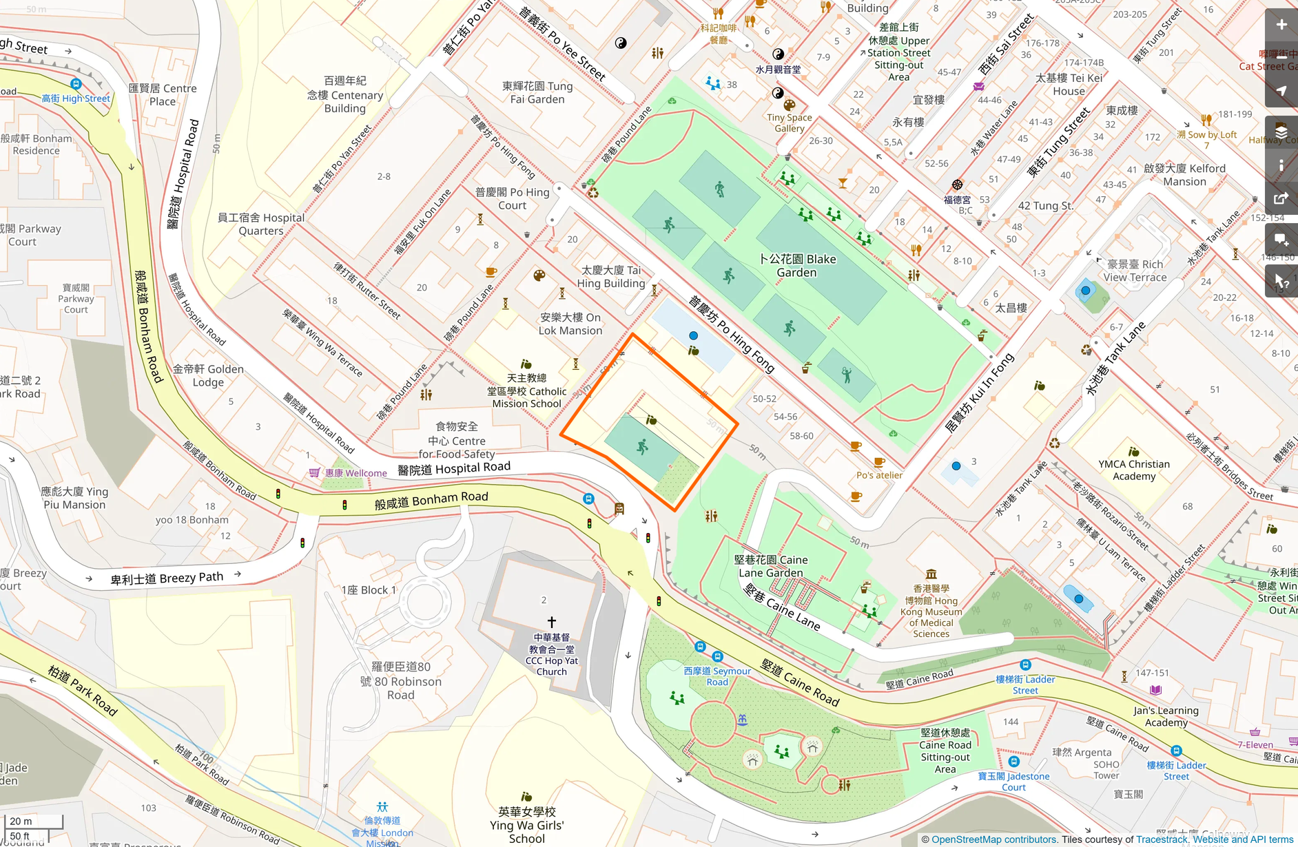 OSM: 中西區聖安多尼學校 Central And Western District St. Anthony's School