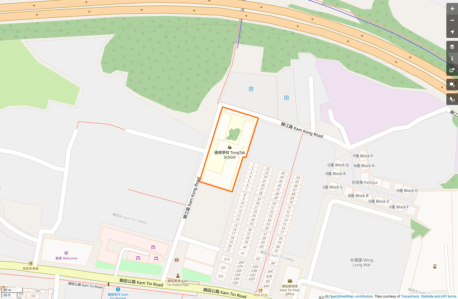 OSM: 通德學校 Tung Tak School