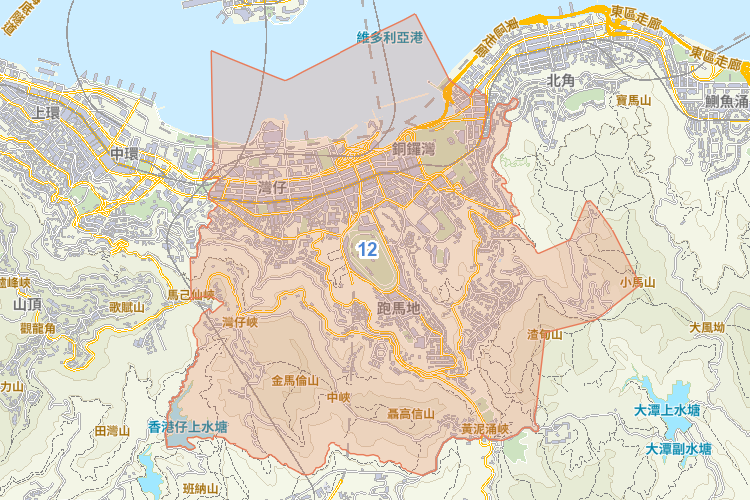 小學 12 校網覆蓋地圖