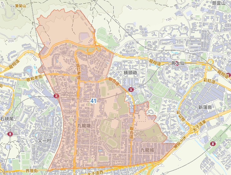 小學 41 校網覆蓋地圖