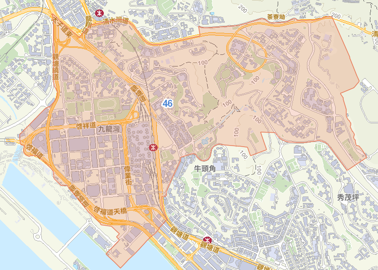 小學 46 校網覆蓋地圖