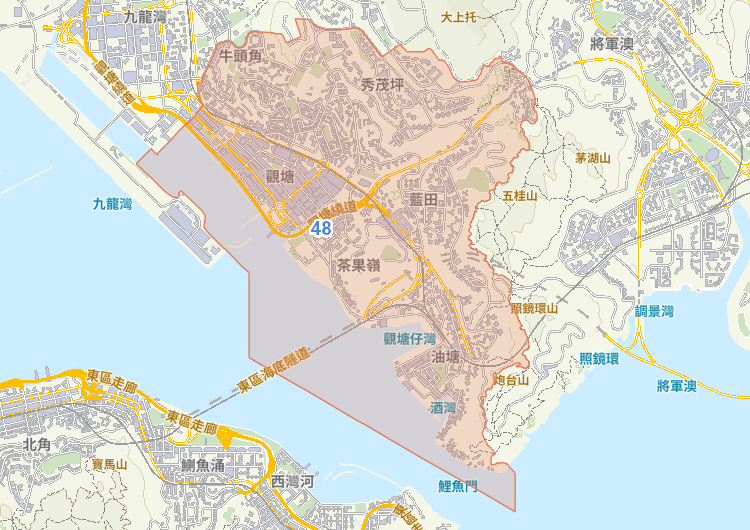 小學 48 校網覆蓋地圖