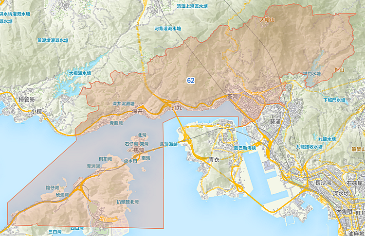 小學 62 校網覆蓋地圖