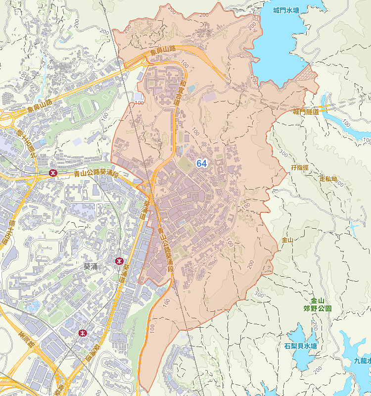 小學 64 校網覆蓋地圖