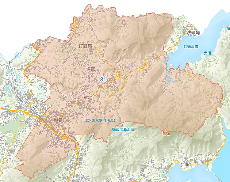 小學 81 校網覆蓋地圖