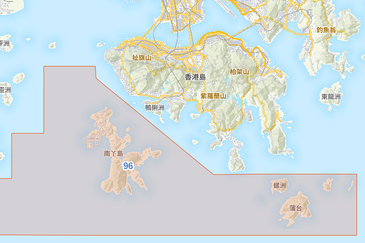 小學 96 校網覆蓋地圖